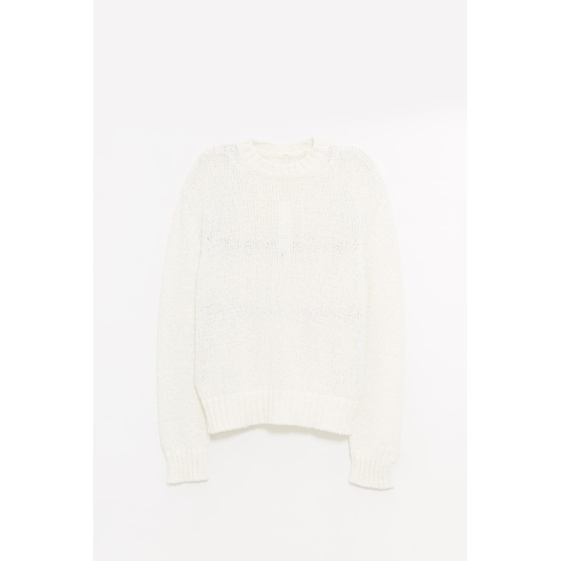 SUNFLOWER WHITE FREDERIK SWEATER